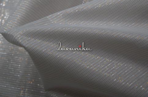 Dyeable Cotton Voile Fabric with Shimmer lines Dno010MXLRFD